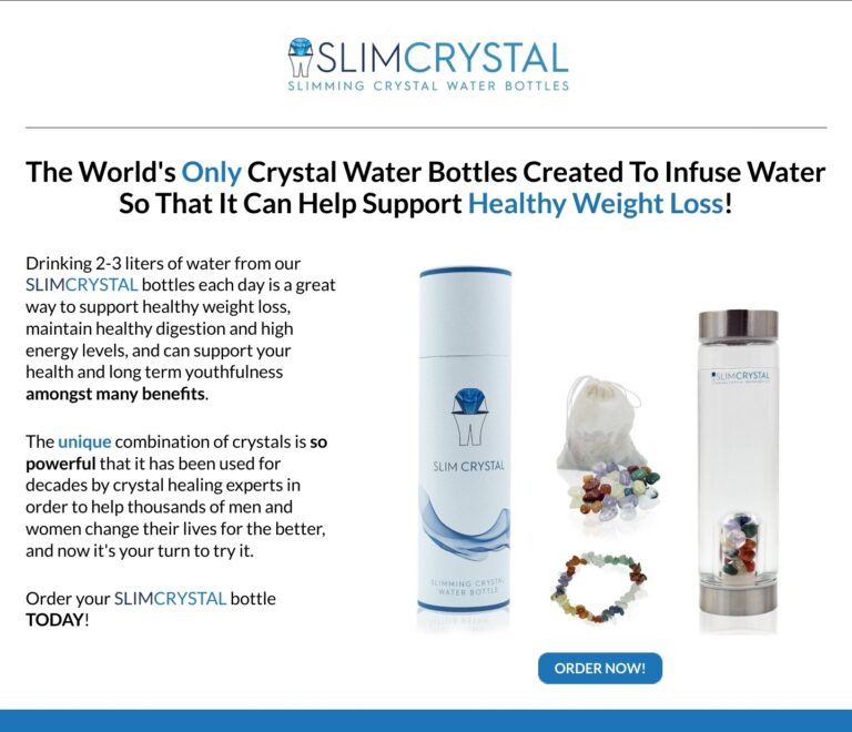 SLIMCRYSTAL – Unique Offer, 50-60%, up to $300/Sale & $3 EPC