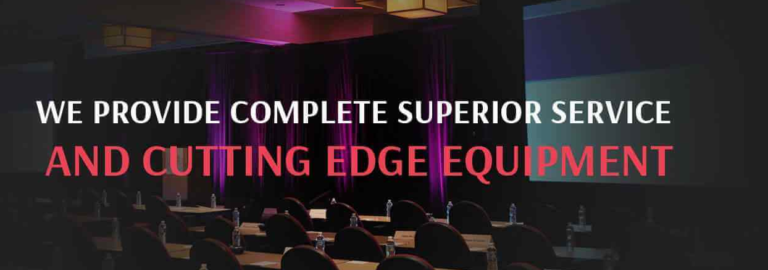 Expert audio visual rental services for events in Toronto