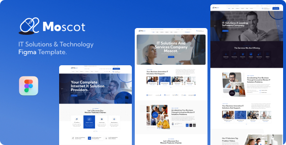 Moscot – IT solution & Technology Website Figma Template