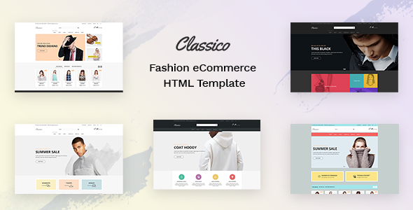 Elegant Fashion Website Template Using Bootstrap 5 – Classico