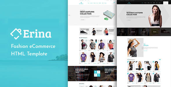 Erina – Fashion Modern Website Template HTML Version