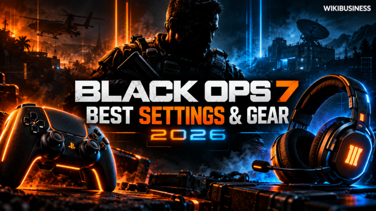 Black Ops 7 best settings and gear 2026 key art