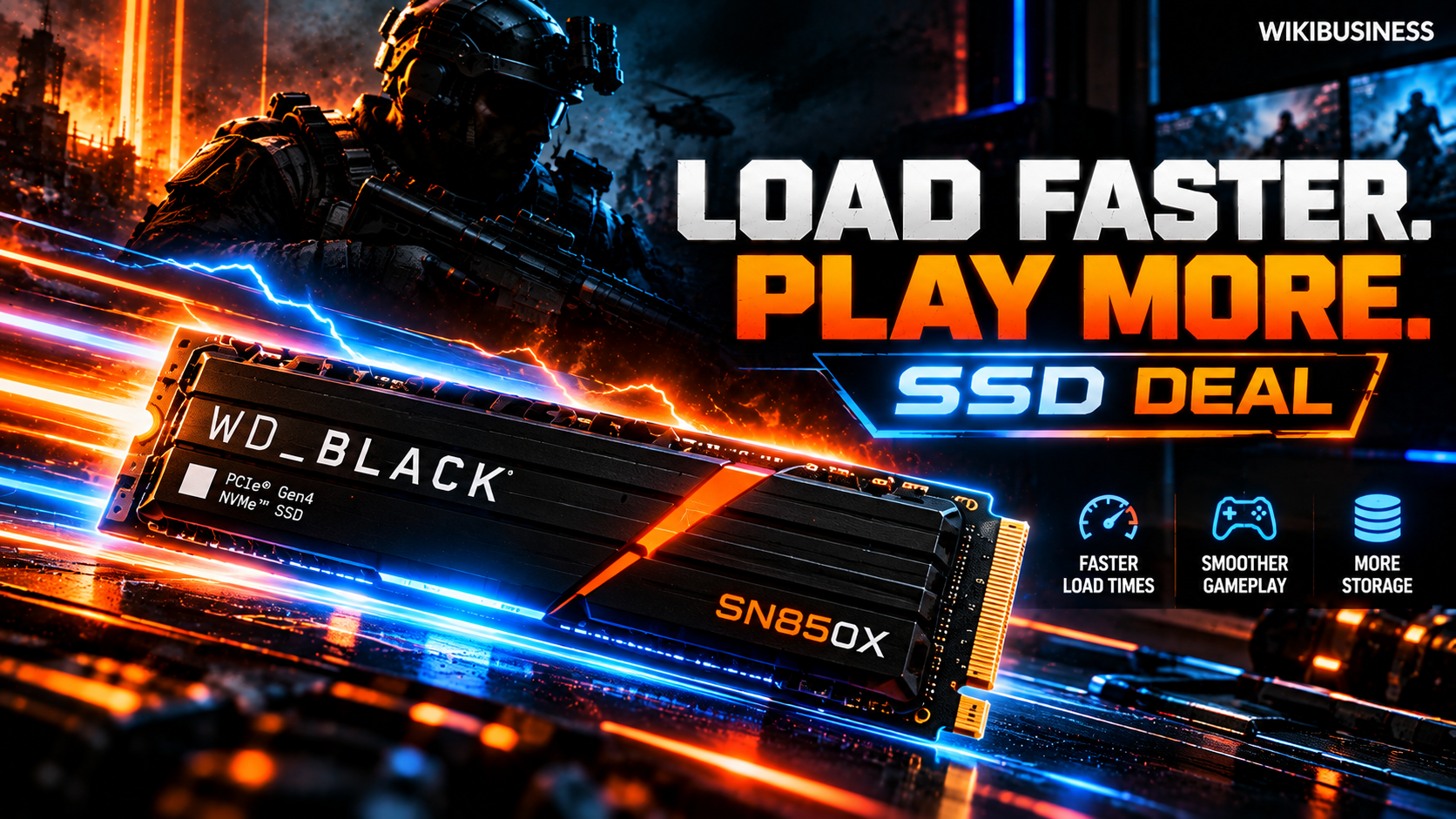 Load faster. Play more. — SSD deal
