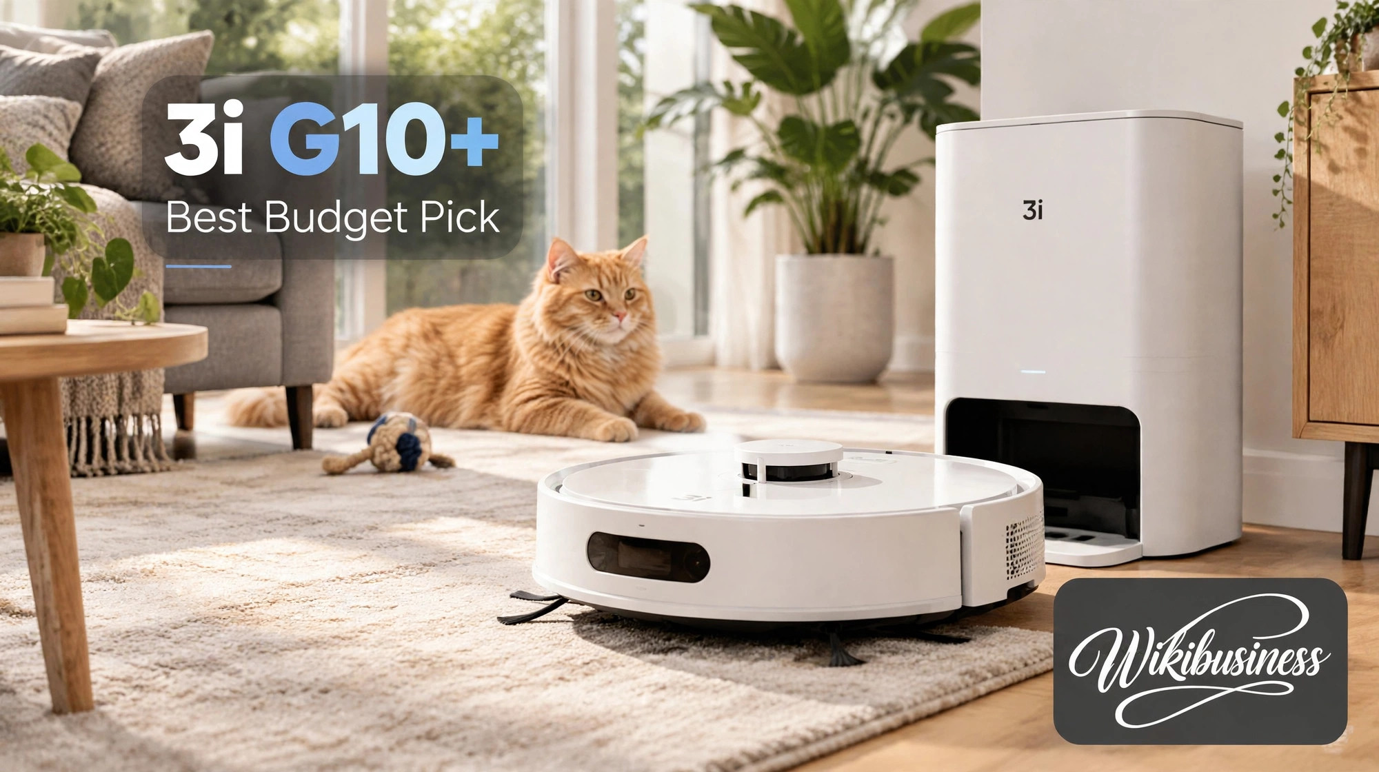 3i G10+ budget robot vacuum deal banner