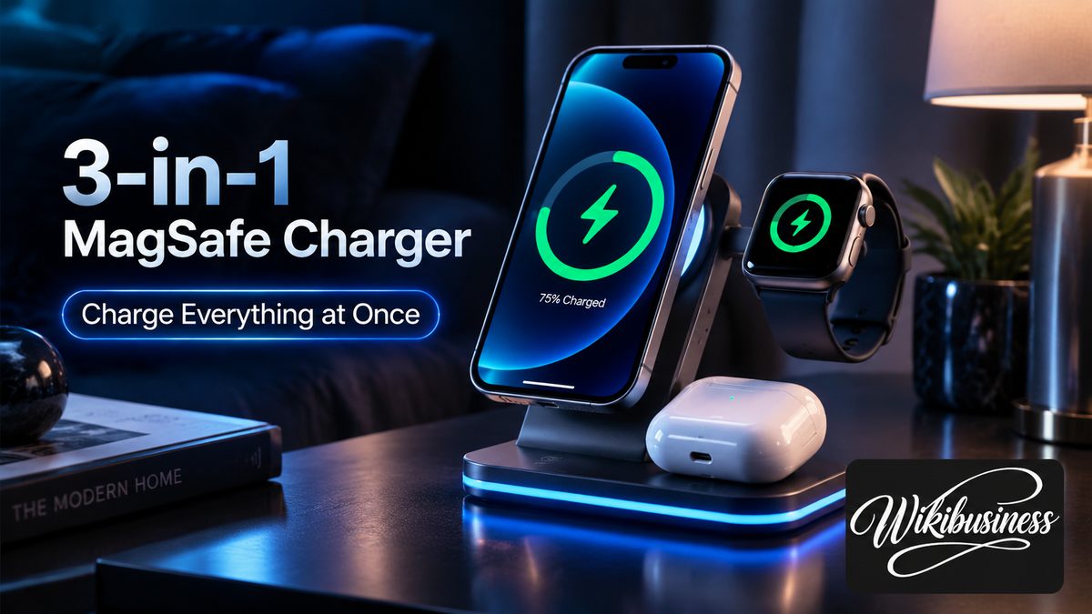 Anker 3-in-1 MagSafe charging station deal banner