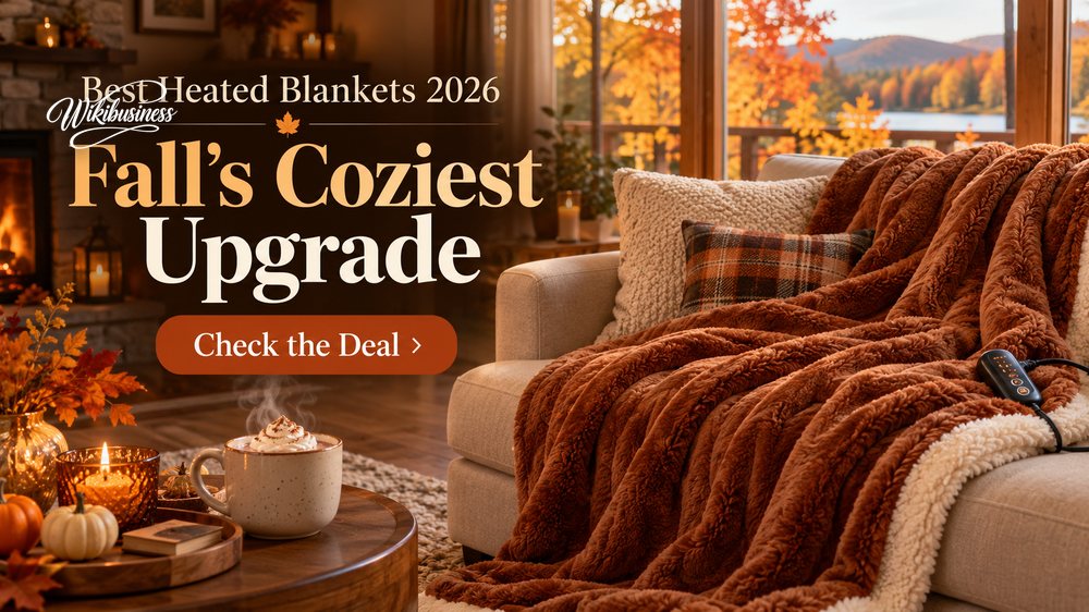 Fall's coziest upgrade — check the heated blanket deal