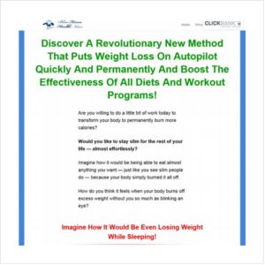 Lose Weight Automatically