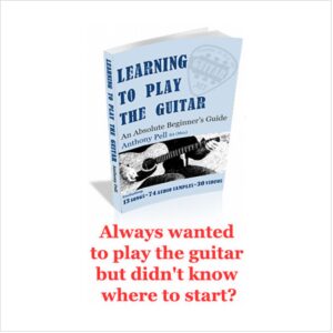 Learning to play the guitar