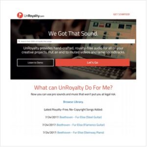 Royalty-free Music Subscription