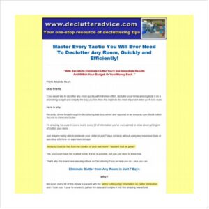 Secrets to eliminate clutter