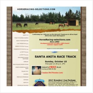 Free Horse Racing Picks