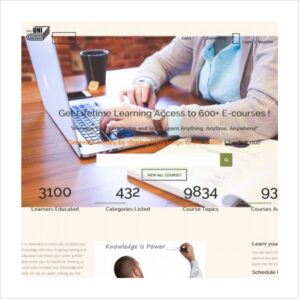 Get acces to 600+ e-Courses