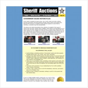 Motorcycle auctions