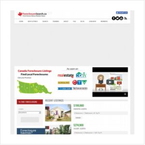 Canada Foreclosure Listings