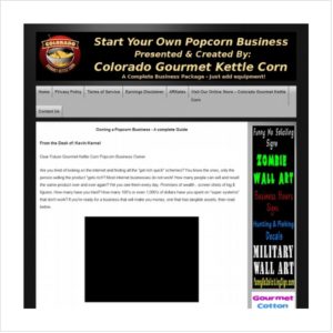 Owning A Popcorn Business